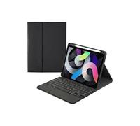(Air 4 10.9 11, Black) Wireless Keyboard Case With Trackpad Pencil Holder For Ipad