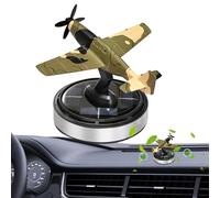 Air Ambreshers-Diffuseur d'aromathérapie rotatif à énergie solaire | Décoration de tableau de bord, distributeur d'arômes longue durée, accessoire d'intérieur élégant pour voiture