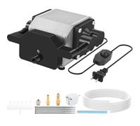 Air Assist, Pompe à Air pour Découpeur et Gravure Laser,10-30 L/min Vitesse Réglable pour Machine à Graver Laser Éliminer la Fumée et la Poussière