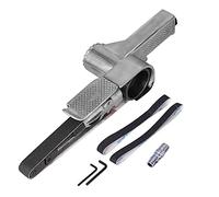 Air Belt Sander Pneumatic 2 in Ring, KP - 698 Mini Sanding Belt Machine for Wood Metal Plastic Polishing, 20 x 520 mm Abrasive Belt, Alloy Steel Body with Adjustable Angle & (Style japonais)