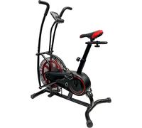 Air Bike,Vélo D'exercice Avec Ceinture Silencieuse,Grande Roue De Ventilateur Pour La Résistance De L'air Lors Du Pédalage,Avec Guidon Mobile Pour L'entraînement Des Bras