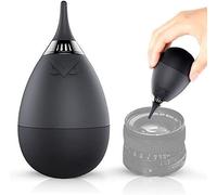 Air Blaster Filter with Cup Shaped Filter, Blower Cleaning for Camera Lens, Sony, Canon and Digital Camera Lens Cleaning (Black A)