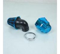 Air Box chromé bleu INCL.90' D.32