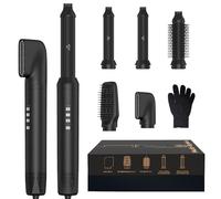 Air Brush 5 en 1, Air Styler 5 en 1, Hair Styler avec Seche Cheveux, Boucleur Automatique, Brosse Soufflante Brushing, Brosse Lissante, Seche Cheveux 5 en 1 pour Sécher, Boucler, Lisser