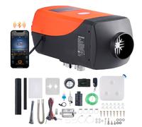 Air Chauffage Diesel Chauffage autonome 12 V 5 kW - Chauffage à air Air Diesel - Réchauffeur d'air 0,16-0,52 L/h - Chauffage Diesel avec écran LCD, télécommande & Bluetooth-APP