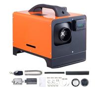 Air Chauffage Diesel Chauffage auxiliaire 12 V 8 kW - Air Chauffage Diesel Chauffage auxiliaire Réchauffeur d'air - 0,16-0,62 L/heure. Chauffage diesel avec écran LCD & 10 m de télécommande Commande b