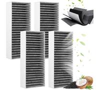 Air Clean Filter,4 Pieces Replacement Filter Accessories,Pollen Filter,Compatible with Bosch HEZ9VRCR0/Siemens HZ9VRCR0/Neff Z821VR0/Gaggenau CA282111/Constructa CZ9VRCR0