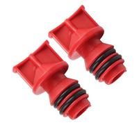 Air Compressor Oil Fill Plug - 2 Pieces 17mm Male Thread Breather Cap | Lightweight Durable Replacement Accessory for Car Vehicle Air Compressor Repair and Maintenance Use, 5x3cm