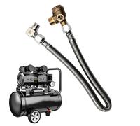 Air Compressor Replacement Tube, Airtight Tube with Sealed Check Valve, Backflow Preventer Hose for Well, Basement, Industrial, RV, Marine, Truck & Winter Use, 15.75x1.57x0.79 inches