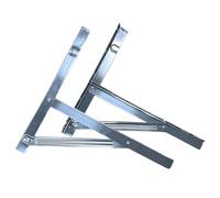Air Conditioner Bracket, Wall Mount Holder, Heavy Stainless Steel Stand, Outdoor AC Support, Secure Installation Accessory for Balconies Exterior Units, 19.69x2.2x2.2 inches