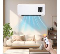 Air Conditioner,Climatiseur Portable Climafy avec Télécommande,Climatiseur Mural Réversible Split,Sans Unité Extérieure,Ventilateur de Refroidissement pour Cuisine,Chambre à Coucher (Blanc)
