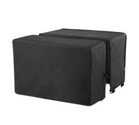 Air Conditioner Cover - 19.29in Oxford Cloth Full Coverage Set For U Shaped Window Ac | Adjustable Straps Dustproof Waterproof Washable | 13.58x8.46in