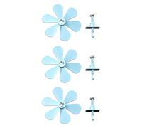 Air Conditioner Deflector - 3-Piece ABS Adjustable 7.8in Baffle