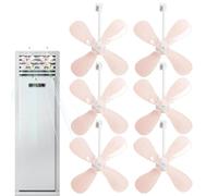 Air Conditioner Deflector Fan | 6 Pieces Adjustable Anti-Wind Fan | Air Con