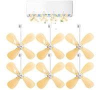 Air Conditioner Deflector Fan | 6 Pieces Adjustable Anti-Wind Fan | Air Con