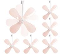 Air Conditioner Deflector Fan - PP Material, Adjustable Anti-Wind Diverter, Airflow Deflector | 6 Piece Vent Redirector For Home, Bedroom, Office, Dorm, School, Car, RV, Garage And Wall Mounted AC Uni