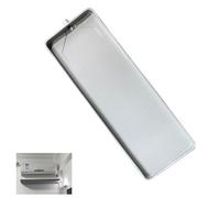 Air Conditioner Drip Pan, Galvanized Metal Tray Water Collector Pad, Condensate Drain Pan with 2m Drain Pipe, Water Tray Drain Kit for Window Air Conditioner Outdoor Unit (Size : 131 * 240MM