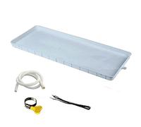 Air Conditioner Drip Tray Condensate Drain Pan, Under Air Conditioner Water Tray with Drain, for Indoor/Outdoor Split Air Conditioner