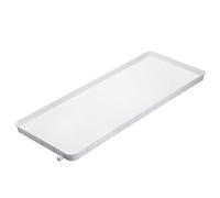 Air Conditioner Drip Tray Condensation Drain Cushion,AC Drip Water Collecting Drainage Pan with Drain Fitting Kit,Plastic Tray for Collecting and Releasing Water,for Window AC Units Heat PUM
