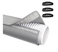 Air Conditioner Exhaust Hose Wrap - Neoprene 150x53cm | AC Duct Insulation Sleeve Jacket | Heat Shield Protective Cover | For Home Office Apartment Restaurant School Shop Machine