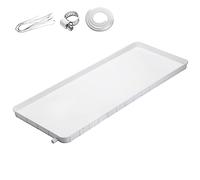 Air Conditioner External Unit Condensate Drain Pan, Plastic Drip Pan, Window Air Conditioner Drain Kit, PP5 Air Conditioner Drip Pan with Drain Tubing (Size : 81.5x33cm/32x13in)