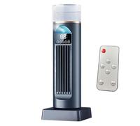Air Conditioner Fan - Bladeless Cooling Fan, Evaporative Cooling Fans with Humidifier, Timer and Remote Control, Quiet Desktop Tower Fans for Bedroom Office Dorm and Home | 37CM Personal Air Cooler
