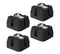 Air Conditioner Pad, AC Base Support Pad, Heavy-Duty Mount Bracket, 4-Piece Anti-Vibration Mat Set, High-Density Rubber Build, Supports 9000-60000 BTU Units Up to 500kg Load