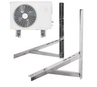 Air Conditioner Support Bracket, Split AC Wall Mount, Foldable Stainless Steel Frame, Outdoor Installation Accessory for Ductless Heater Window Unit Cooling System Use