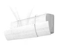 Air Conditioner Vent Deflector, AC Air Deflector, 12 Inches Wall Mounted Guide with Adjustable Baffle, AC Vent, Vents Deflectors with Easy Use, Home Accessory for Living Room Bedroom Bathroom Kitchen