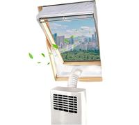 Air Conditioner Vent Kit, Portable AC Accessories, 190CMx2 for Window, Cloth Duct Feature, Home Utility Category, Vent for Apartment Farmhouse Dormitory Bedroom Living Room Study