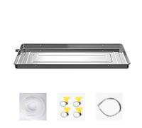 Air Conditioner Water Drip Tray, AC Condensate Drip Pan Kit Stainless Steel Drain Pan with Drain Tubing for Split Air Conditioner Heat Pump Systems (Color : 1-2P, Size :