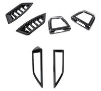 Air Conditioning Outlet Cadre Décoratif Couverture Ventilation Sortie D'air A/C Voiture Fiber Carbone Pour Subaru XV Pour Crosstrek Pour Impreza 2018-2021 Accessoires A/C Vent