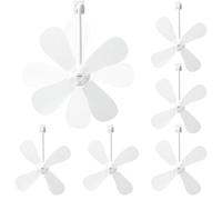 Air Conditioning Vent Deflector | 6 Pieces Anti-Wind Diverter Fan | Direct Airflow Prevention | Ideal For Home Bedroom Office Dorm School Room Rooms Car RV Garage Home Basement Ceiling Wall Window