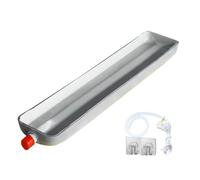 Air conditionné en acier inoxydable, Bac d'égouttement for climatiseur avec drainage, plusieurs tailles, for ventilo-convecteurs(102x12cm)