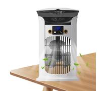 Air Cooler, Humidifying Fan, Cooling Device, Led Light Appliance For Desk Dormitories Bedroom Office Children's Room Outdoor Camping Study Apartment Use, White, Dark Green, Orange