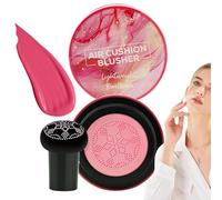 Air Cushion Blush, Makeup Blush, Long-Lasting Contour Cosmetic Lightweight Buildable Glow, Finish, Ideal for Weddings, Festive Nights, Holiday Parties, and Special Occasions
