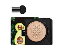 Air Cushion Cc Cream Mushroom Head,Avocado Air Cushion Cream,Oil Control Long Lasting Moisturizing Bb Cream Foundation Makeup,Even Skin Tone Makeup Base Bb Cream (01# Natural)