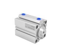 Air Cylinder SDA Pneumatic Compact 25 32mm Bore To 5 10 15 20 25 30 35 40 45 50mm Stroke 1Pcs(Stroke 45mm,Bore 25mm)