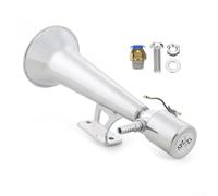 Air de camion et de voiture 120 dB pour klaxon 450 Hz en fer antirouille avec support pour systèmes électriques de véhicules 12 V 24 V (argent)