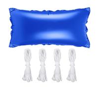 Air De Piscine - Coussins De Couverture De Piscine Hors Terre Avec Cordes De 4x20 Pieds, Pour L'hiver | Utilisation D'hiver En PVC De 0,4 Mm D'épaisseur Avec Double Valve De Gonflage