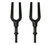Air Deft Fourche de séparation pneumatique en U, outil de marteau pneumatique pour joint à rotule et réparation automobile, extracteur de burin à pointe plate de 180 mm (lot de 2)