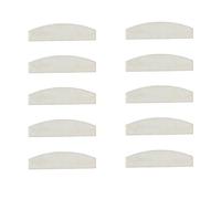 Air deft Lot de 10 ailettes en résine carbone 105 × 27 × 5,8 mm, lame de rechange pour hoc pneumatique, pièce blanche pour outil pneumatique