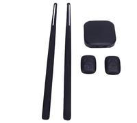 Air Drum Set Electric Sticks Kit Portable Electronic Drumsticks Multifonctional 3D Motion Sensor 8 Sons RVB avec Pédale de Pied Solution de Pratique Silencieuse Solution Smart Interactive CARACTENANTS