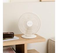 AIR DUAL COMPACT - Ventilateur De Table Et Mural Rechargeable 10 W Blanc Cassé