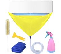 Air Duct Cleaning Kit, Mini Split AC Clean Stuff, Waterproof Air Conditioner Cover Bag, Wall Mounted Dust Protector, Household Use, 42.13x22.05 inches