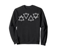 Air Feu Eau Terre Quatre Éléments Symboles Triangle Grec Sweatshirt