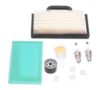 Air Filter Kit Replacement for Intek Extended Life V Twin 18 26 Engine, Lawn Mower Accessories, High Performance Air Fuel Filter with Spark Plugs for Sabre Scotts