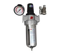 Air Filter Regulator, Heavy-Duty Strainer Lubricator Separator, Compressed Air Purifier, Workshop-Grade Water Replacement for Construction, Technicians, Spray Guns, 6.69x2.36x2.76 inches