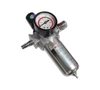 Air Filter Regulator, Pneumatic Filter Lubricator, Heavy Duty Water Separator, 6.69x2.36x2.76 Inches, Pressure Control System, Replacement Part for Construction Technicians Workshop Spray Tools