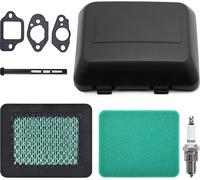 Air Filter with Cover and Seal for Honda GCV160-OHC GCV160 GCV135 GCV190 Lawn Mower,JRISBO Engine Parts Lawn Mower GCV 160 Air Filter Kit with Spark Plug Pre-Filter